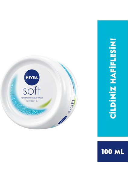 Soft Nemlendirici Bakım Kremi 100Ml