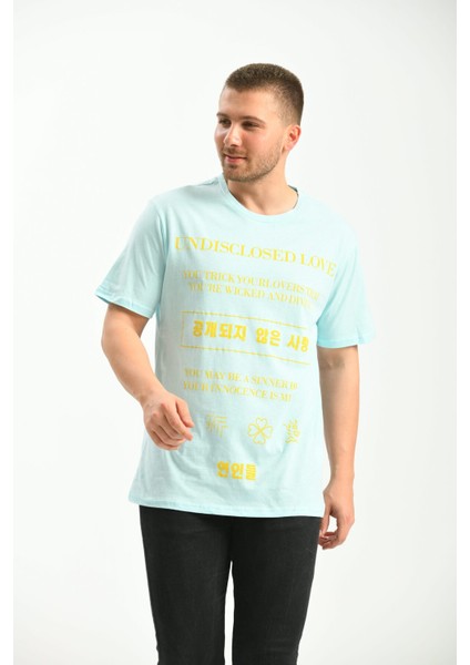 Mavi Regular Fit Baskılı T-Shirt modelleri