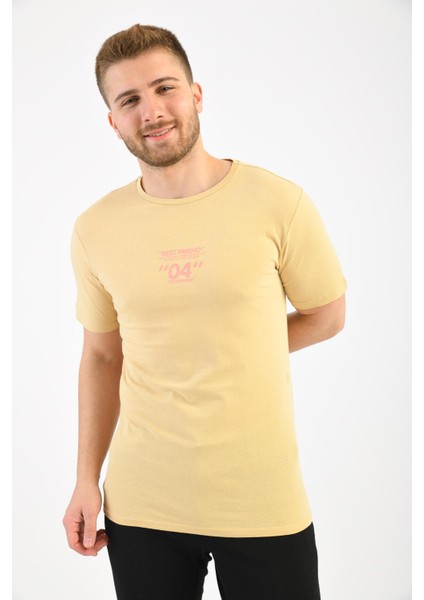 Somon Ön Arka Baskı Detaylı T-Shirt indirimleri