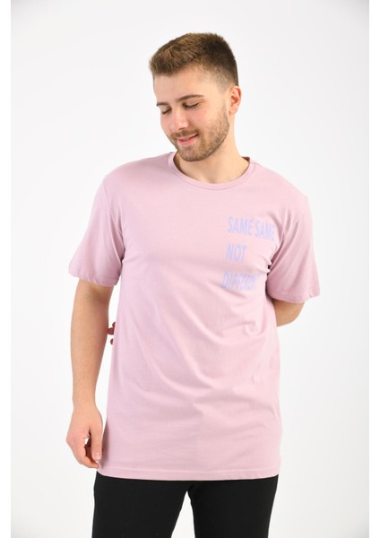 Pudra Kısa Kollu Baskı Detaylı T-Shirt fiyatları