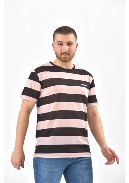 Siyah Regular Fit Çizgili Ringelli T-Shirt fiyatları