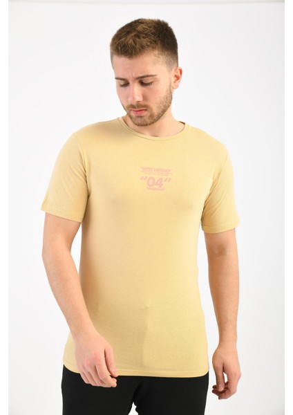 Somon Ön Arka Baskı Detaylı T-Shirt fırsatları