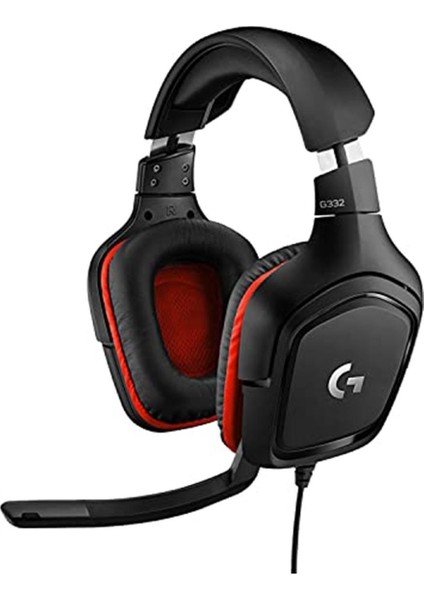 EKS Ticaret Logitech G G332 Kablolu Kulak Üstü Oyuncu Kulaklığı, 50 mm Ses Sürücüleri, 6 mm Anarak Se