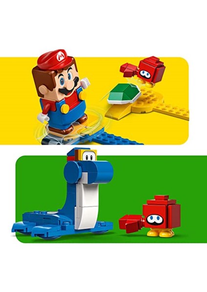 EKS Ticaret Lego® Super Mario™ Dorrie’nin Plajı Ek Macera Seti 71398 - 6 Yaş ve Üzeri Çocuklar Için Kole