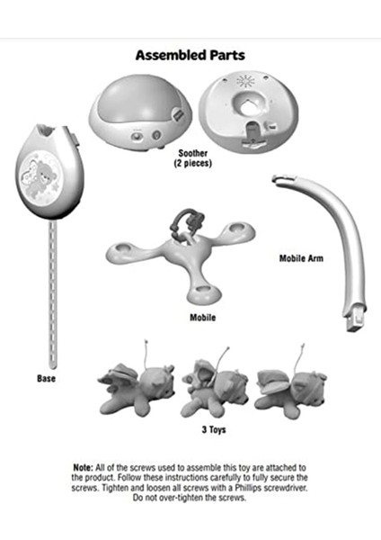 Fisher-Price CDN41 Kelebekli Rüyalar Dönence, Sevimli Arkadaşlar ve Işık Gösterisi ile Rahatlatır