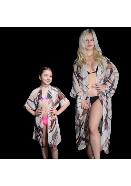Paredora Cappuccio Anne Kız Kimono Pareo