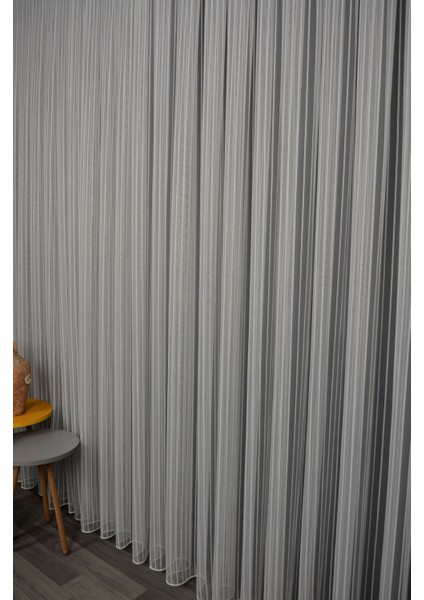 Kullanıma Hazır Ekstraforlu Pilesiz Tül Perde Tek Kanat - Ekru 340 x 260 cm fiyatları