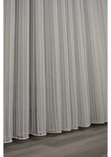 Kullanıma Hazır Ekstraforlu Pilesiz Tül Perde Tek Kanat - Ekru 110 x 240 cm modelleri