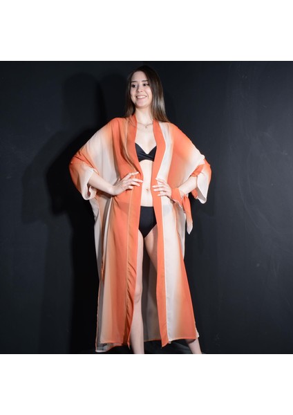 Paredora Terracota Krem Kimono Pareo