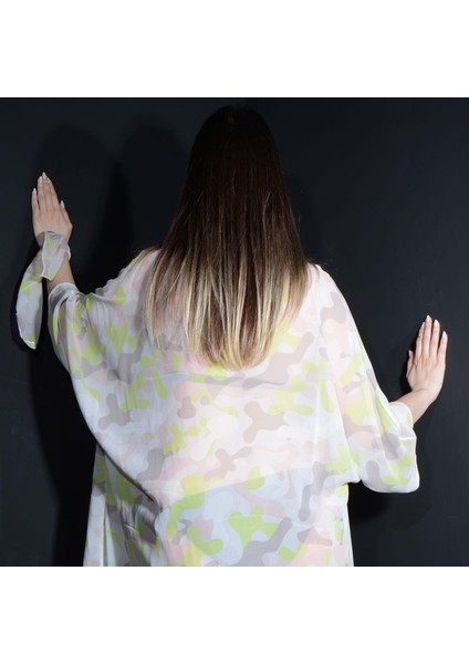 Paredora Soft Kamuflaj Kimono Pareo