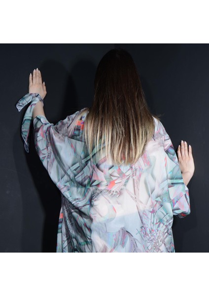 Paredora Yağmur Ormanı Desenli Kimono Pareo modelleri