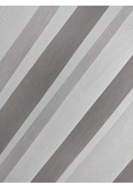 Kullanıma Hazır 1/2 Seyrek Pile Tül Perde Tek Kanat - Ekru 110 x 250 cm