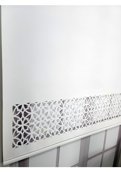 Lazer Stor Perde Mat Kalın Kumaşlı Beyaz Renk LZR108 modelleri