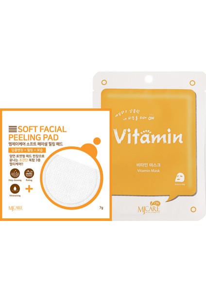 Mjcare Yüz Peeling&nemlendirici Maske(V)