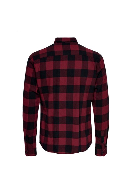 Gudmund Life Kadın Bordo Gömlek (22007112-CAB)