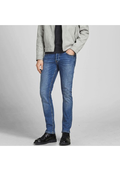 Glenn Original Erkek Mavi Jean Pantolon (12184473-BD)
