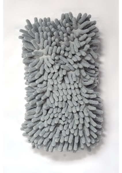 (12 Adet) 7040 Mikrofiber Şönil Oto Temizlik & Yıkama ve Kurulama Süngeri 8X23 Cm. Gri modelleri