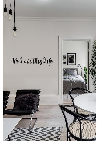 We Love This Live Yazılı Dekoratif Ahşap Tablo fiyatları