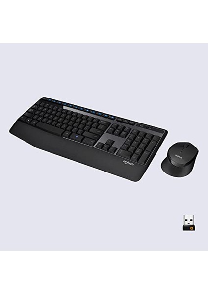 MK345 Kablosuz Klavye Mouse Seti Tam Boyutlu Ayarlanabilir Ayaklı Klavye Medya Denetimi