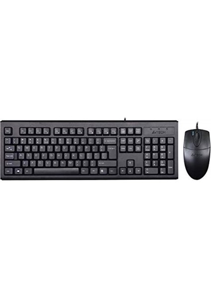 A4 Tech KM-72620D Kablolu Q Türkçe Klavye ve Optik Mouse Seti