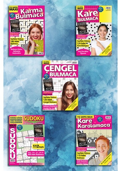 Bulmaca 5 Set-5 Kitap -Bertan Kodamanoğlu