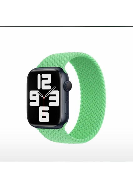 Apple Watch Uyumlu Örgü Solo Kordon 42-44-45 mm L Beden