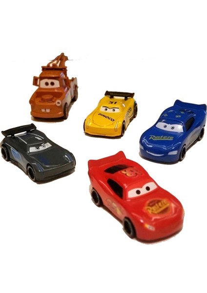 Şimşek Mcqueen Oyuncak Seti Plastik Çek Bırak 5 Li fiyatları