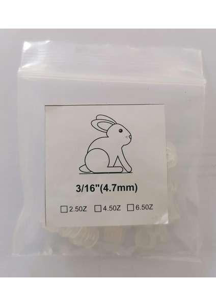 3b Ortho Ortodonti Ağız Içi Elastik - Diş Teli Lastiği 3/16 ''(4.7mm) 4,5 Oz