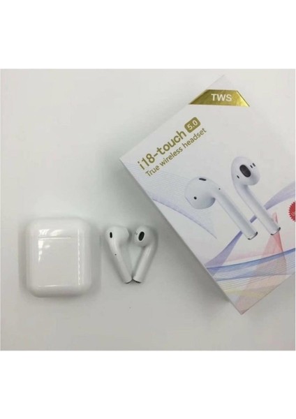 I18 Touch 5.0 Bluetooth Kulaklık Siri Destekli Dokunmatik