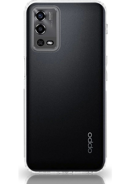 Oppo A55 Kapak Tıpalı Kamera Korumalı Şeffaf Premier Kılıf