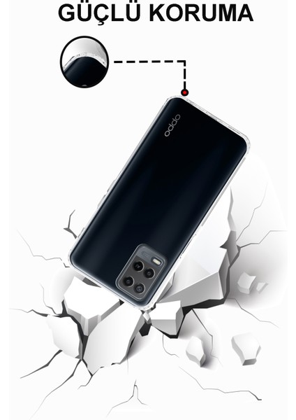 Oppo A54 Kapak Tıpalı Kamera Korumalı Şeffaf Premier Kılıf modelleri