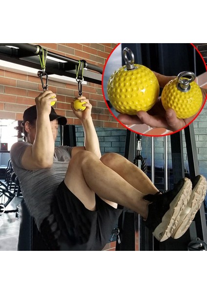 9.7 cm. Topları Çekin Topları Cannonball Parmak Trainer Kavrama Gücü Eğitim Kol Kasları Barbells Spor El Kavrama Topu Egzersiz (Sarı) (Yurt Dışından)
