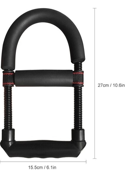 Ayarlanabilir El Kavrama Kol Eğitmen Önkol El Bilek Parmak Egzersiz Fitness Eğitmen El Egzersizi Kavrama Gücü Eğitmeni | Güç Bilekler (Siyah) (Yurt Dışından)