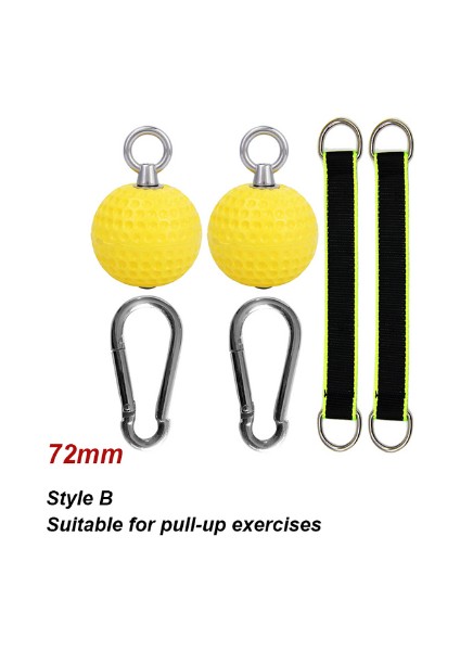 72 mm Top Topları Topları Topu Topu Tutma Parmak Antrenör Bilek Gücü Eğitim Kol Kasları Barbell Spor Salonu El Kavrama Topu Egzersizi (Sarı) (Yurt Dışından) fiyatları