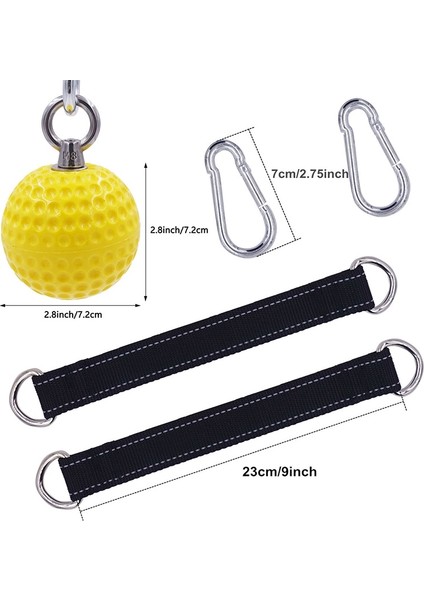 72 mm Top Topları Topları Topu Topu Tutma Parmak Antrenör Bilek Gücü Eğitim Kol Kasları Barbell Spor Salonu El Kavrama Topu Egzersizi (Sarı) (Yurt Dışından) fırsatları