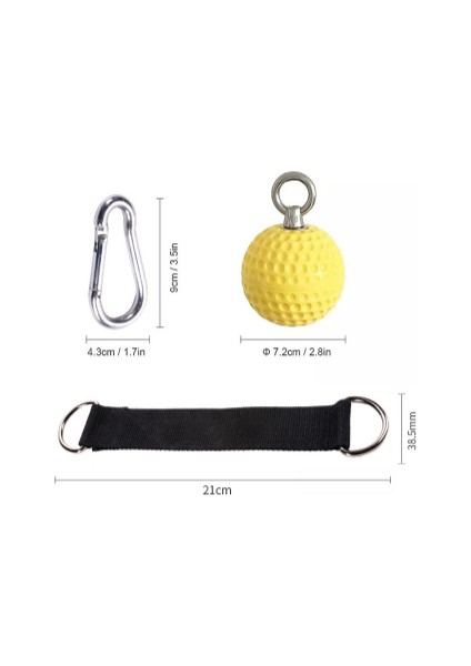 7.2 cm. Topları Çekin Topları Topları Parmak Eğitmen El Kavrama Gücü Eğitim Kol Kasları Barbells Spor Egzersiz (Sarı) (Yurt Dışından) fiyatları