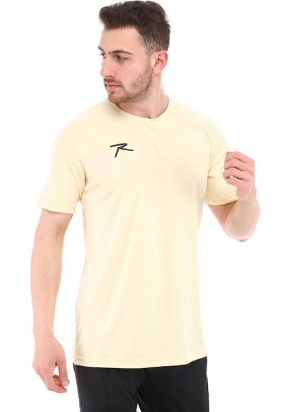 Teamswear Erkek Basic T-Shirt Sırca Krem