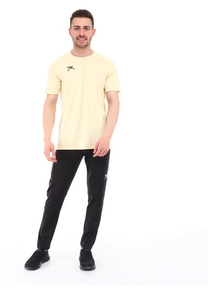 Teamswear Erkek Basic T-Shirt Sırca Krem