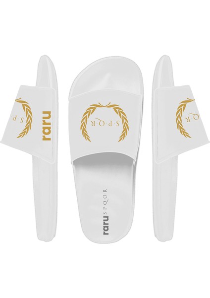 S.p.q.r Terlik Roman Beyaz