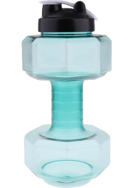Fitness Halter Ağırlık Güçlü Su Içecekler Şişe Bpa Ücretsiz Ev Gym Spor 2600 ml Yeşil (Yurt Dışından)