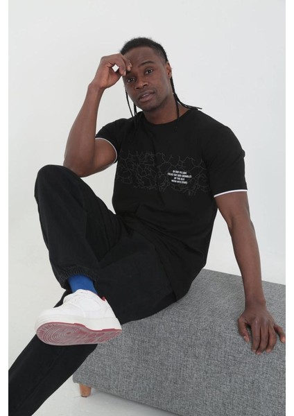 Bd Line Slim-Fit Tişört Siyah fiyatları