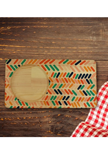 Kişiye Özel Modern Art Tasarımlı Doğal Ahşap Tabaklı Viski Bardağı Sunum Seti Model 2 indirimleri