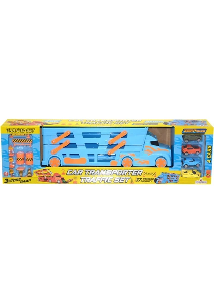 King Toys ENG-1069 Transporter Trafik Seti