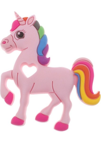5 Adet Silikon Diş Kaşıyıcı Unicorn Çiğnemek Diş Çıkarma Kolye Aksesuarları Silikon Kolye Gıda Sınıfı Silikon Bebek Oyuncak Dişlikleri (Yurt Dışından)