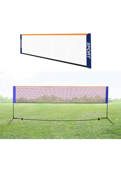 Standart Badminton Net Mesh Eğitim Pickleball Plaj Oyunları Için Kolay Kurulum 4.1m (Yurt Dışından)