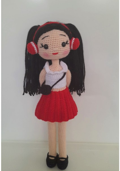 Siyah Pabuçlu Albeni Amigurumi Organik Oyuncak modelleri