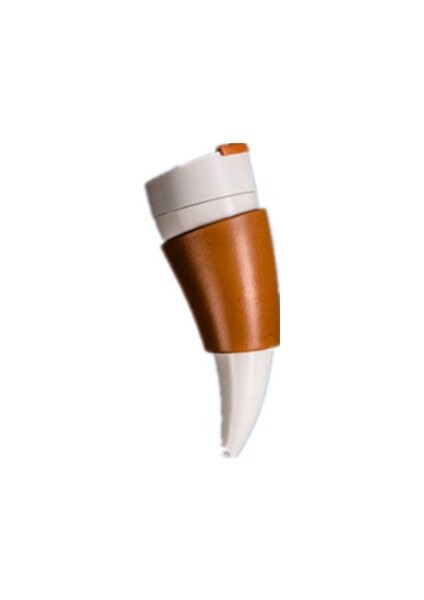 Yüksek Kaliteli Yaratıcı 230 ml Kupası Keçi Korna Kahve Kupa Paslanmaz Çelik Astar Vakum Yalıtım Kupası (Beyaz) (Yurt Dışından)