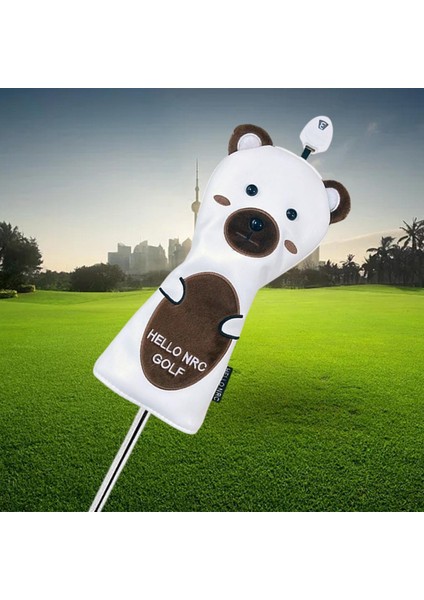 Golf Kulübü Kafa Kapak Sevimli Ayı Golf Kulübü Headcover Golf Kulübü Koruyucu Fw (Yurt Dışından) modelleri