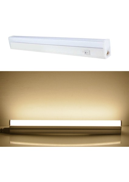 6Watt 30cm Anahtarlı T5 Bant Armatür ( 3200K-Gün Işığı )