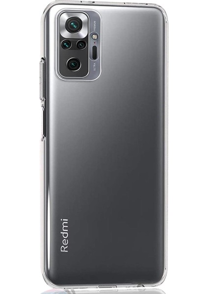 Xiaomi Redmi Note 10 Pro Max Kılıf Transparent Soft Beyaz